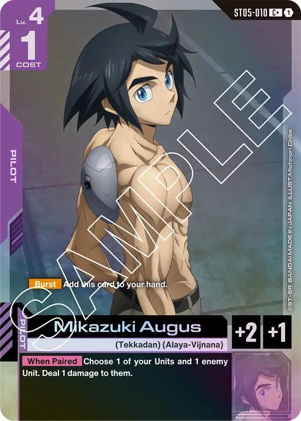 Mikazuki Augus (C+) (ST05-010) [Starter Deck 05: Iron Bloom]