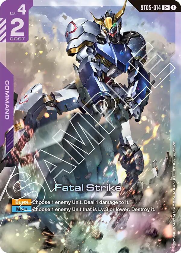 Fatal Strike (C+) (ST05-014) [Starter Deck 05: Iron Bloom]