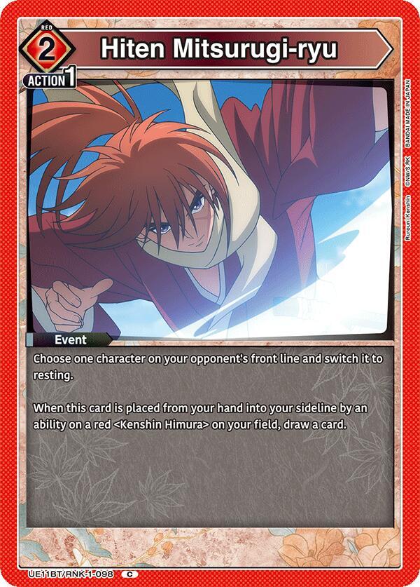 Hiten Mitsurugi-ryu (UE11BT/RNK-1-098) [UE11BT: Rurouni Kenshin]