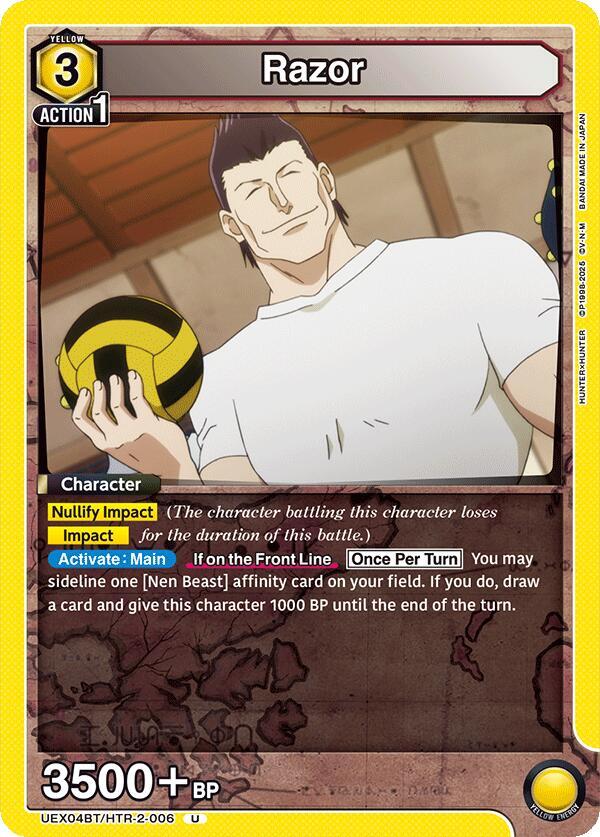 Razor (006) (UEX04BT/HTR-2-006) [UEX04BT: HUNTER X HUNTER Vol.2]