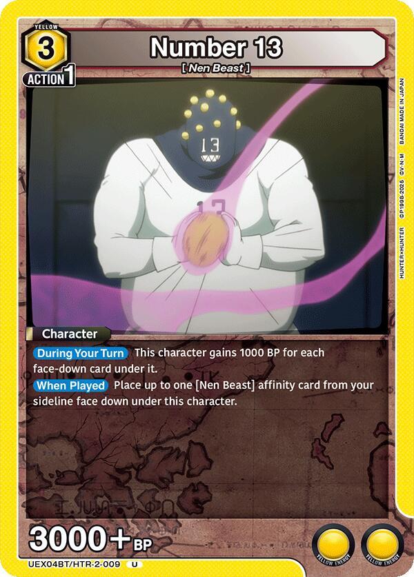 Number 13 (UEX04BT/HTR-2-009) [UEX04BT: HUNTER X HUNTER Vol.2]