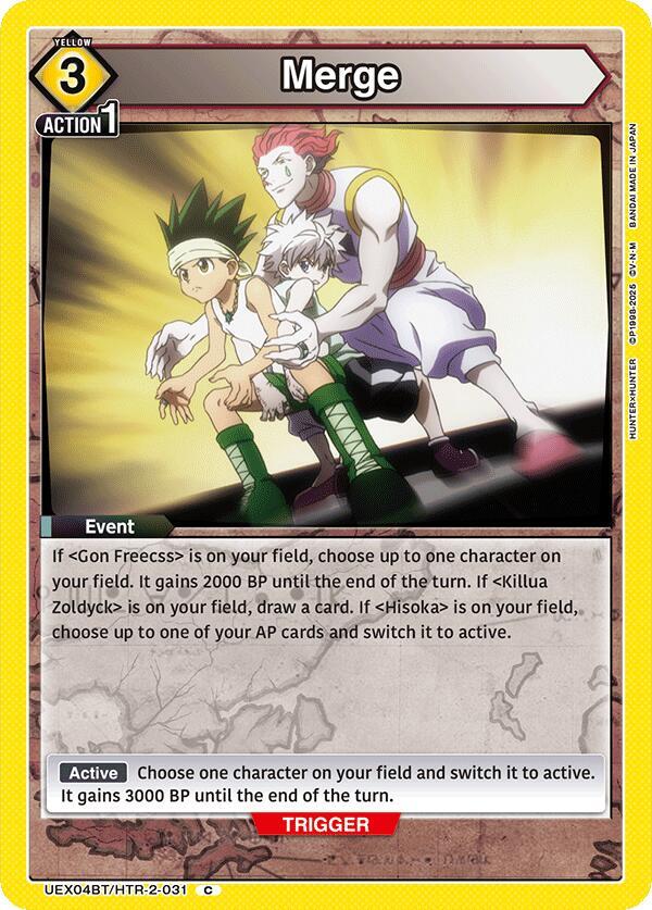 Merge (UEX04BT/HTR-2-031) [UEX04BT: HUNTER X HUNTER Vol.2]