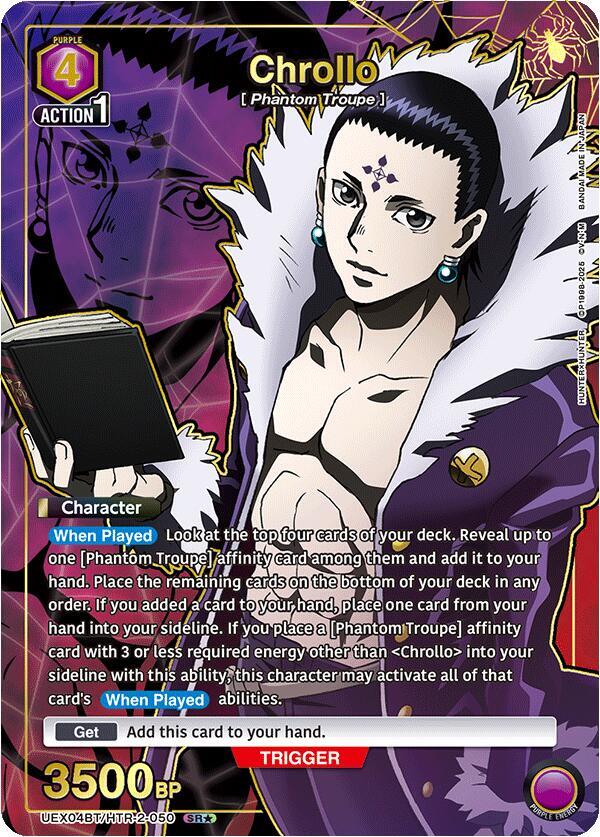Chrollo (SR*) (UEX04BT/HTR-2-050) [UEX04BT: HUNTER X HUNTER Vol.2]