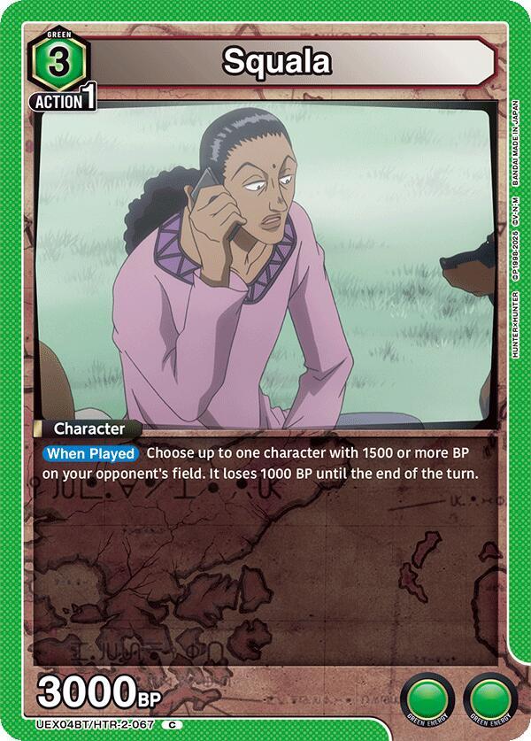 Squala (UEX04BT/HTR-2-067) [UEX04BT: HUNTER X HUNTER Vol.2]
