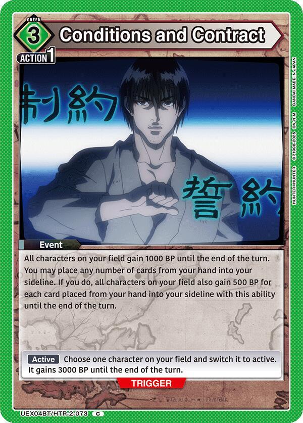 Conditions and Contract (UEX04BT/HTR-2-073) [UEX04BT: HUNTER X HUNTER Vol.2]