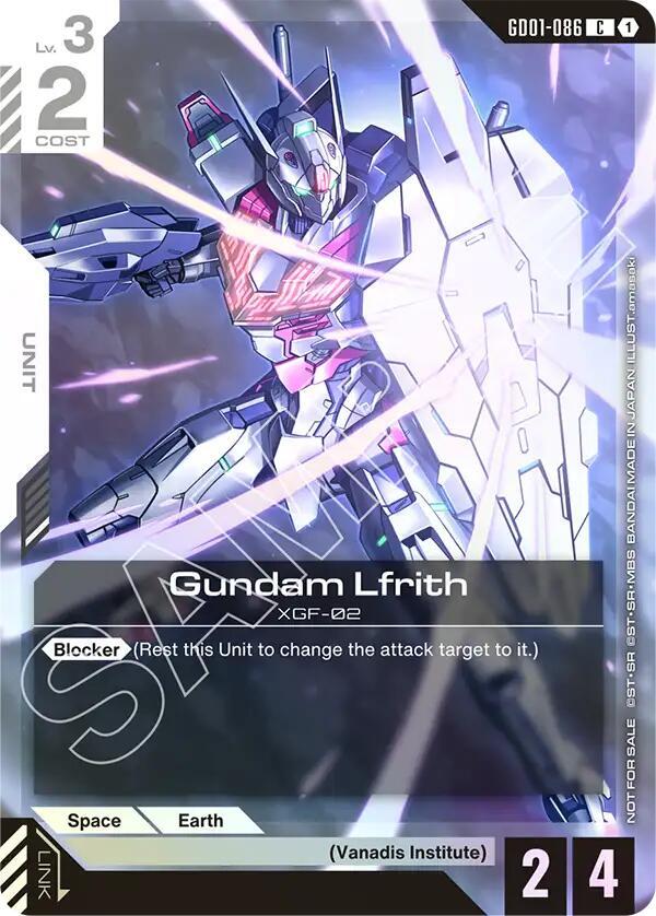 Gundam Lfrith (Championship Participation Pack 01) (GD01-086) [Gundam Promotional Cards]