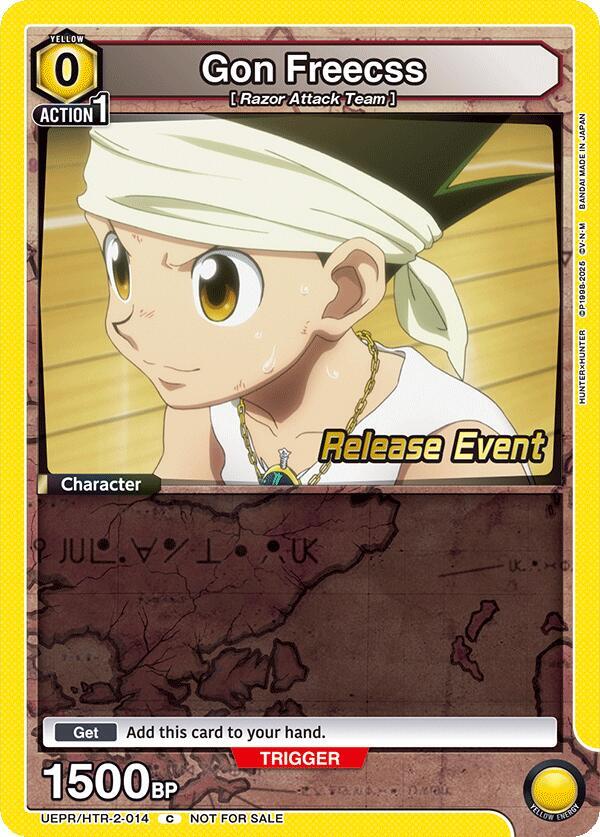 Gon Freecss (014) (UEPR/HTR-2-014) [UEX04BT: HUNTER X HUNTER Vol.2 Release Event Cards]