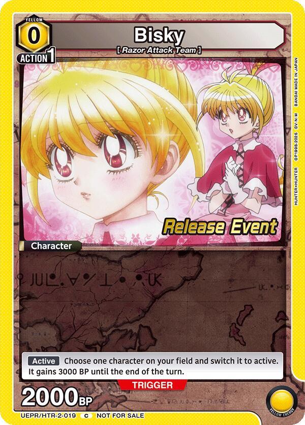 Bisky (019) (UEPR/HTR-2-019) [UEX04BT: HUNTER X HUNTER Vol.2 Release Event Cards]