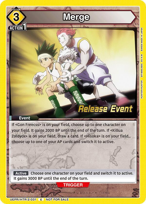 Merge (UEPR/HTR-2-031) [UEX04BT: HUNTER X HUNTER Vol.2 Release Event Cards]