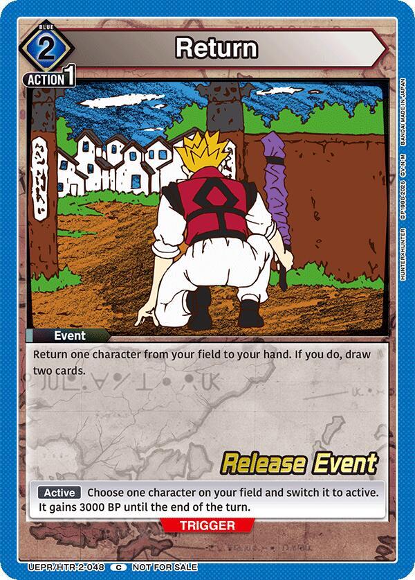 Return (UEPR/HTR-2-048) [UEX04BT: HUNTER X HUNTER Vol.2 Release Event Cards]