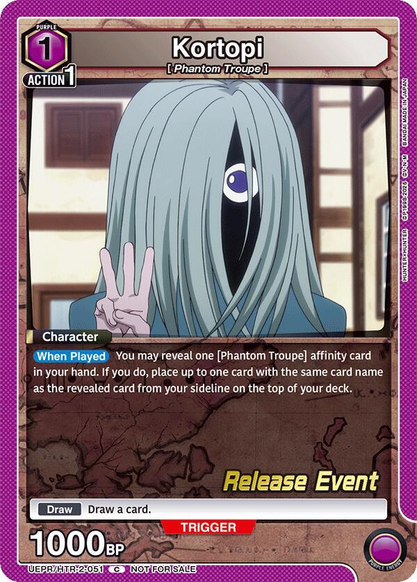 Kortopi (UEPR/HTR-2-051) [UEX04BT: HUNTER X HUNTER Vol.2 Release Event Cards]