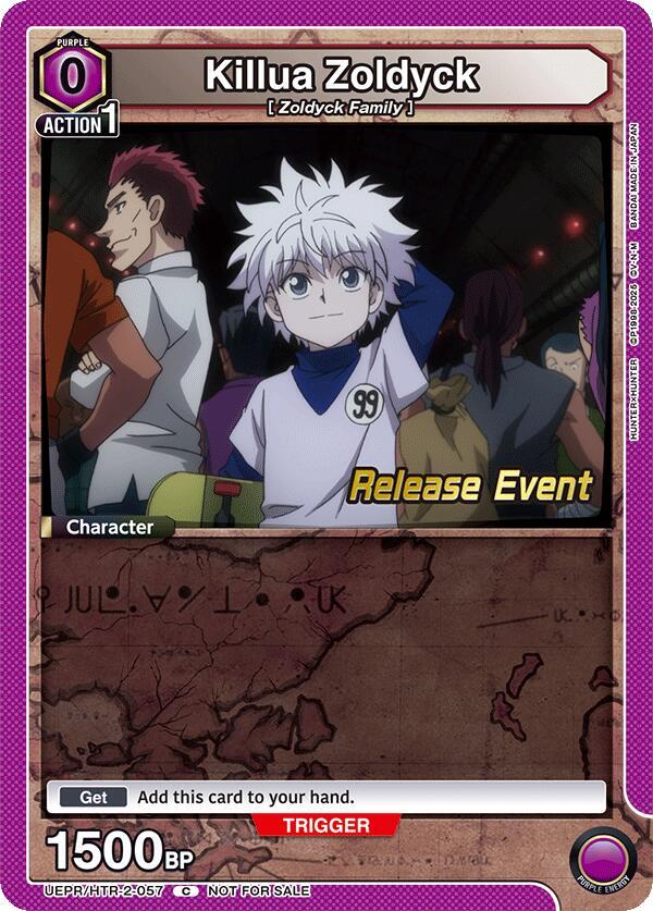 Killua Zoldyck (057) (UEPR/HTR-2-057) [UEX04BT: HUNTER X HUNTER Vol.2 Release Event Cards]