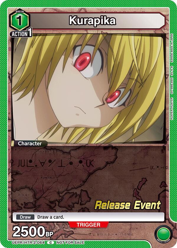 Kurapika (064) (UEPR/HTR-2-064) [UEX04BT: HUNTER X HUNTER Vol.2 Release Event Cards]