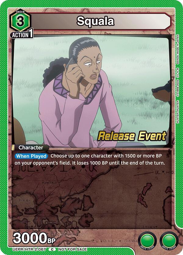 Squala (UEPR/HTR-2-067) [UEX04BT: HUNTER X HUNTER Vol.2 Release Event Cards]