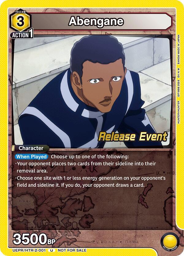 Abengane (UEPR/HTR-2-001) [UEX04BT: HUNTER X HUNTER Vol.2 Release Event Cards]