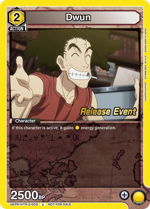 Dwun (UEPR/HTR-2-003) [UEX04BT: HUNTER X HUNTER Vol.2 Release Event Cards]