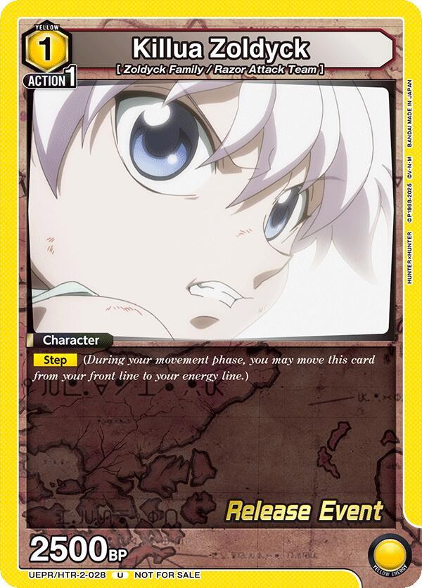 Killua Zoldyck (028) (UEPR/HTR-2-028) [UEX04BT: HUNTER X HUNTER Vol.2 Release Event Cards]