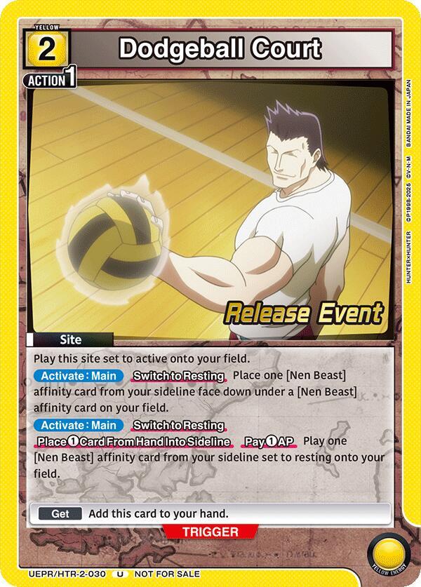 Dodgeball Court (UEPR/HTR-2-030) [UEX04BT: HUNTER X HUNTER Vol.2 Release Event Cards]