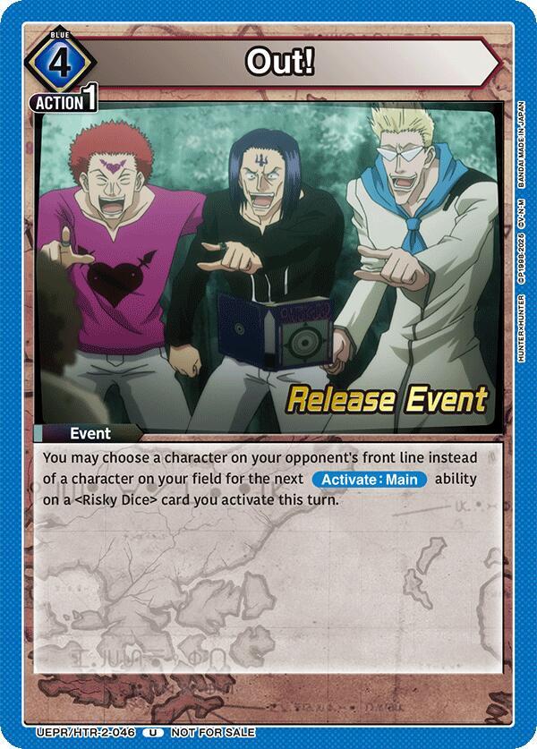 Out! (UEPR/HTR-2-046) [UEX04BT: HUNTER X HUNTER Vol.2 Release Event Cards]