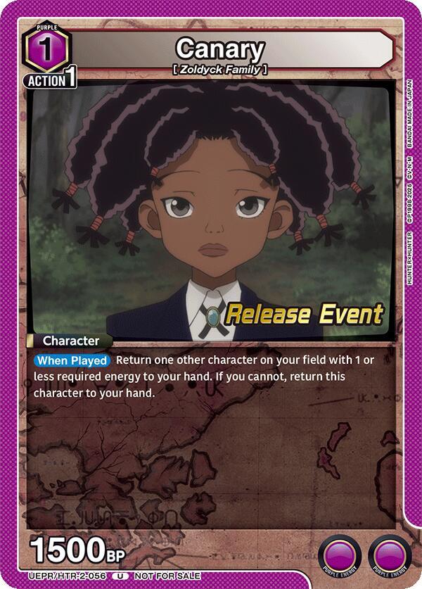 Canary (UEPR/HTR-2-056) [UEX04BT: HUNTER X HUNTER Vol.2 Release Event Cards]