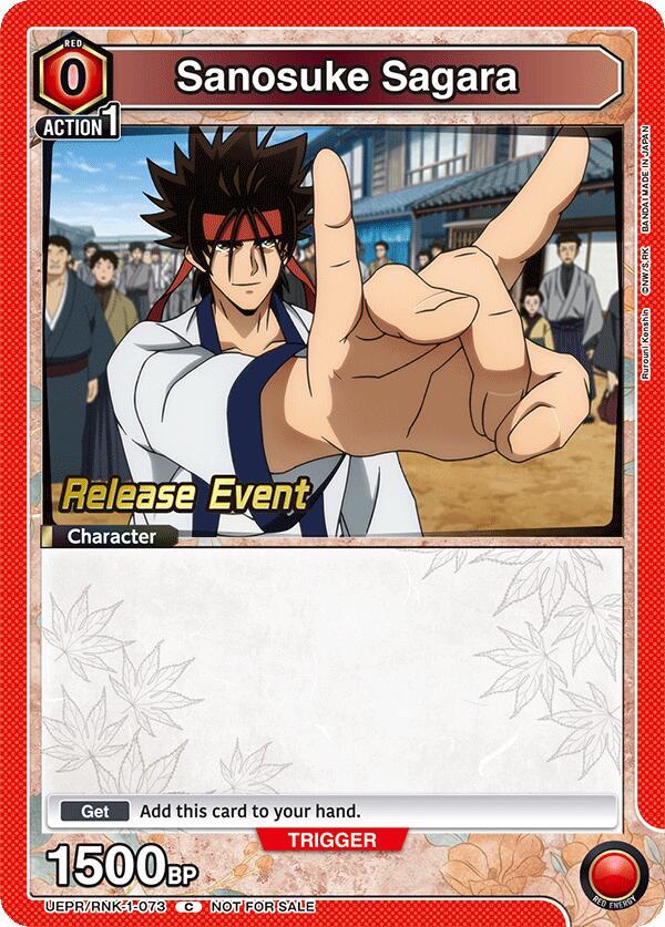 Sanosuke Sagara (073) (UEPR/RNK-1-073) [UE11BT: Rurouni Kenshin Release Event Cards]