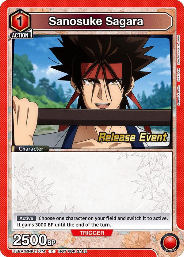 Sanosuke Sagara (074) (UEPR/RNK-1-074) [UE11BT: Rurouni Kenshin Release Event Cards]