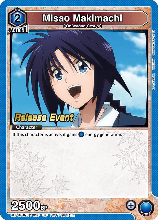 Misao Makimachi (023) (UEPR/RNK-1-023) [UE11BT: Rurouni Kenshin Release Event Cards]