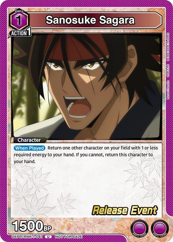Sanosuke Sagara (041) (UEPR/RNK-1-041) [UE11BT: Rurouni Kenshin Release Event Cards]