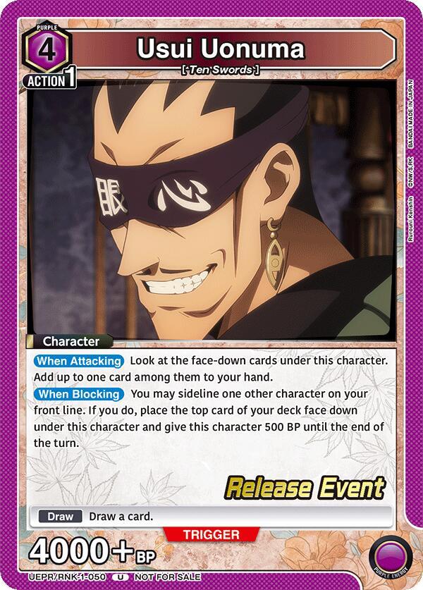 Usui Uonuma (UEPR/RNK-1-050) [UE11BT: Rurouni Kenshin Release Event Cards]