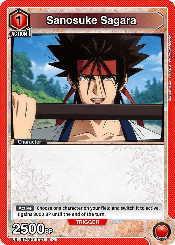 Sanosuke Sagara (074) (Box Topper Foil) (UE11BT/RNK-1-074) [UE11BT: Rurouni Kenshin]