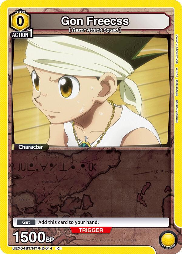 Gon Freecss (014) (Box Topper Foil) (UEX04BT/HTR-2-014) [UEX04BT: HUNTER X HUNTER Vol.2]