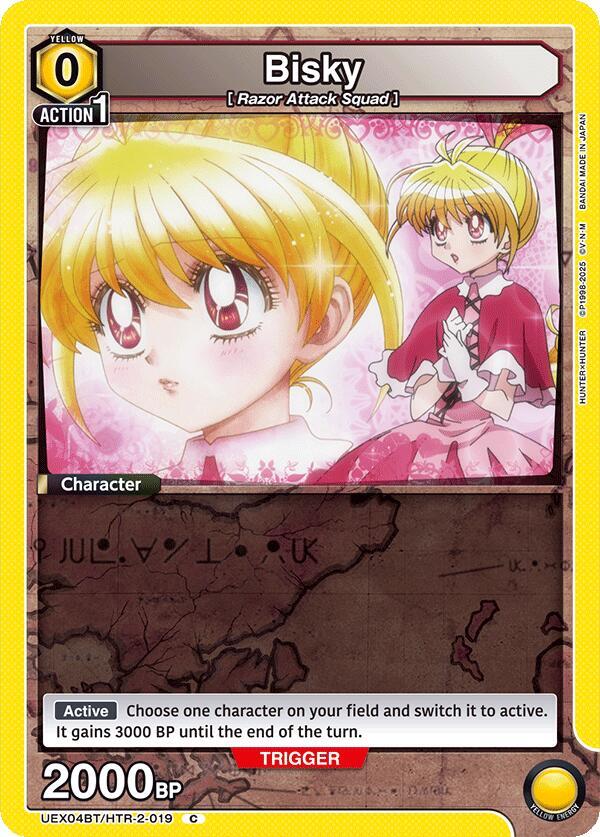 Bisky (019) (Box Topper Foil) (UEX04BT/HTR-2-019) [UEX04BT: HUNTER X HUNTER Vol.2]