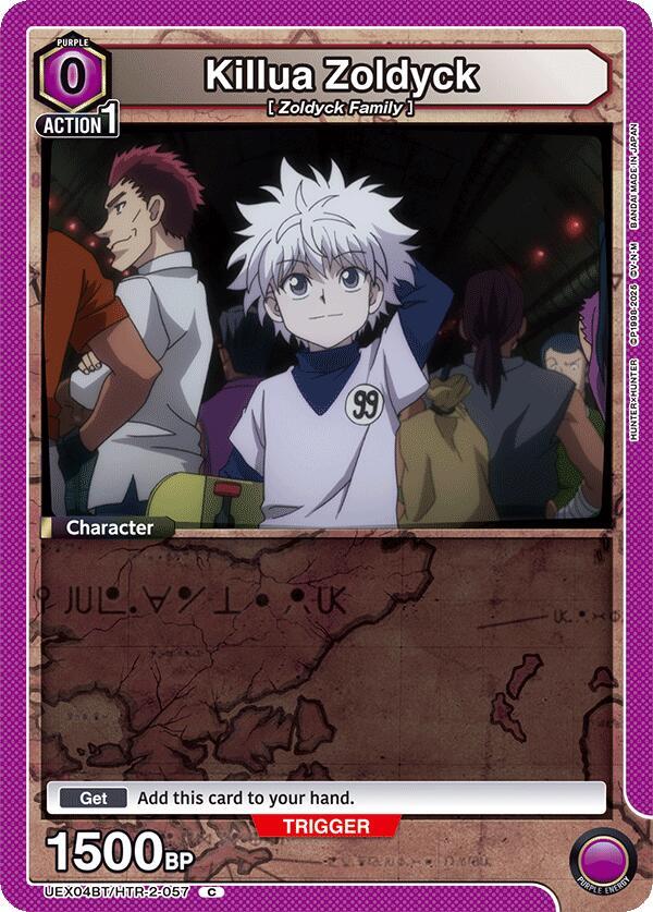 Killua Zoldyck (057) (Box Topper Foil) (UEX04BT/HTR-2-057) [UEX04BT: HUNTER X HUNTER Vol.2]