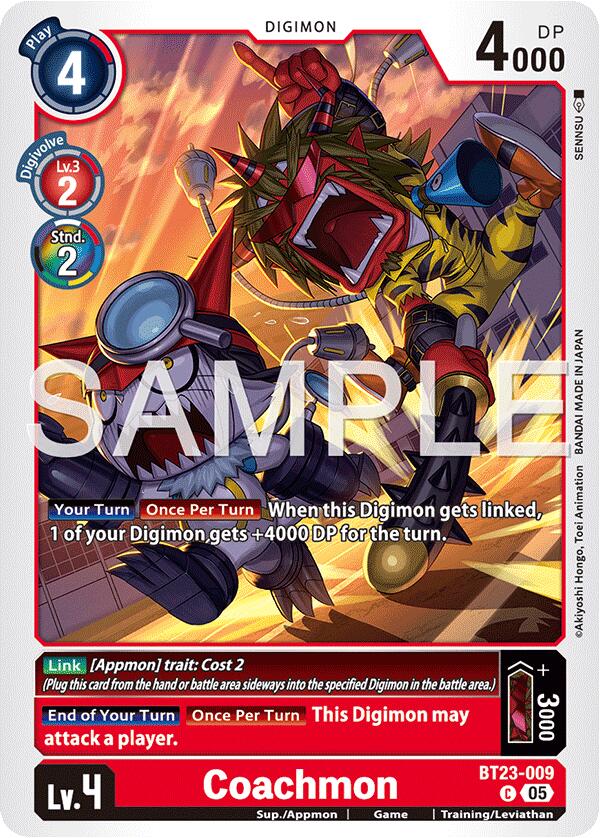 Coachmon [BT23-009] [Hackers' Slumber]
