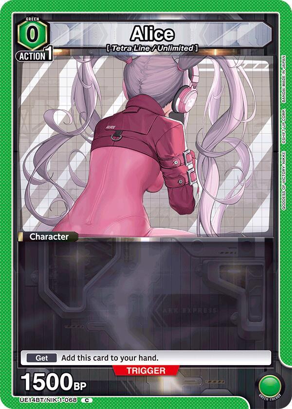 Alice (068) (UE14BT/NIK-1-068) [UE14BT: GODDESS OF VICTORY: NIKKE]
