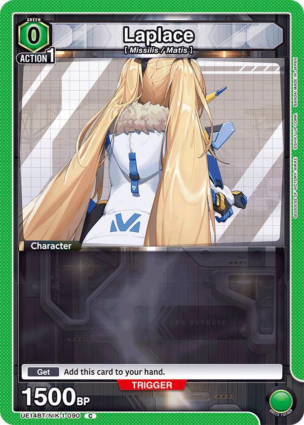 Laplace (090) (Box Topper Foil) (UE14BT/NIK-1-090) [UE14BT: GODDESS OF VICTORY: NIKKE]
