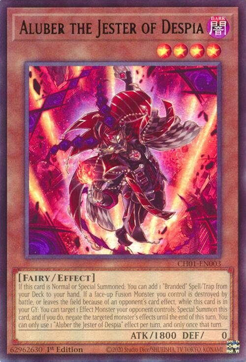 Aluber the Jester of Despia [CH01-EN003] Ultra Rare