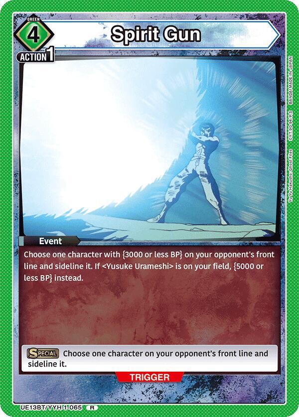 Spirit Gun (UE13BT/YYH-1-065) [UE13BT: Yu Yu Hakusho: Ghost Files]