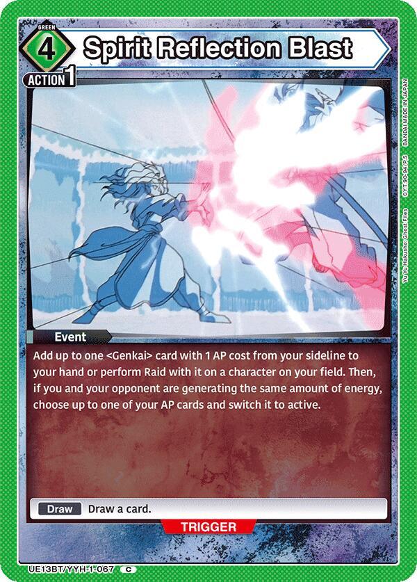 Spirit Reflection Blast (UE13BT/YYH-1-067) [UE13BT: Yu Yu Hakusho: Ghost Files]