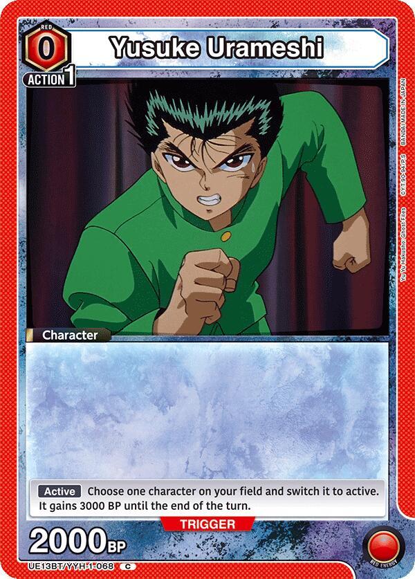 Yusuke Urameshi (068) (UE13BT/YYH-1-068) [UE13BT: Yu Yu Hakusho: Ghost Files]
