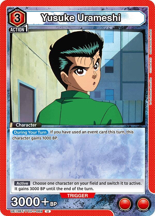 Yusuke Urameshi (069) (UE13BT/YYH-1-069) [UE13BT: Yu Yu Hakusho: Ghost Files]