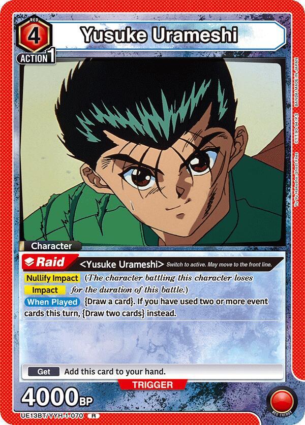 Yusuke Urameshi (070) (UE13BT/YYH-1-070) [UE13BT: Yu Yu Hakusho: Ghost Files]