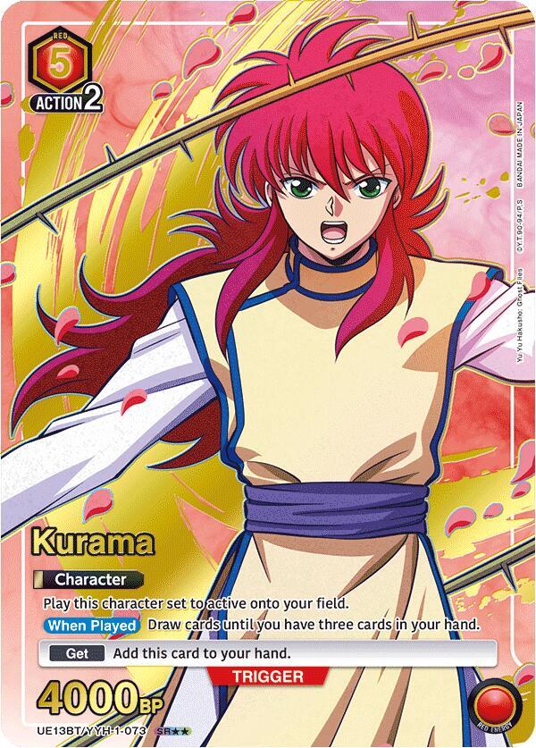 Kurama (073) (SR**) (UE13BT/YYH-1-073) [UE13BT: Yu Yu Hakusho: Ghost Files]