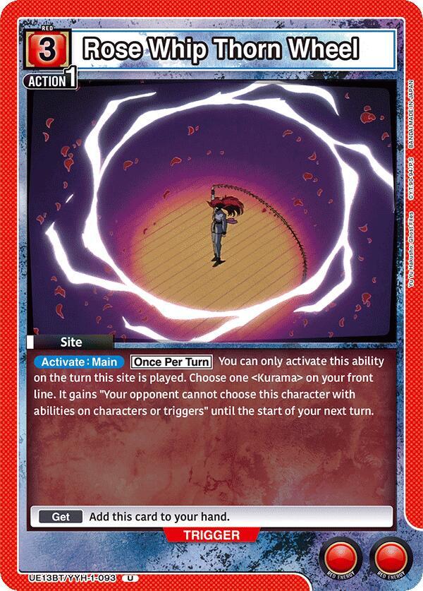 Rose Whip Thorn Wheel (UE13BT/YYH-1-093) [UE13BT: Yu Yu Hakusho: Ghost Files]