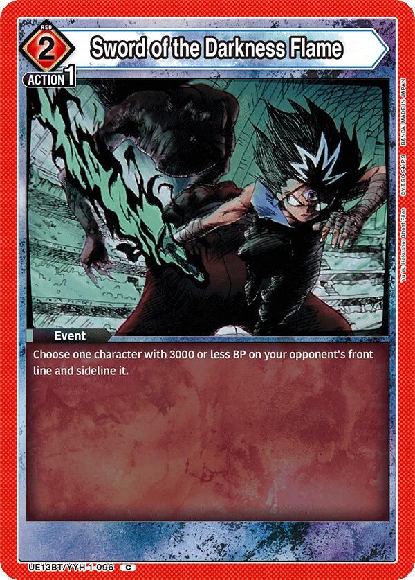 Sword of the Darkness Flame (UE13BT/YYH-1-096) [UE13BT: Yu Yu Hakusho: Ghost Files]