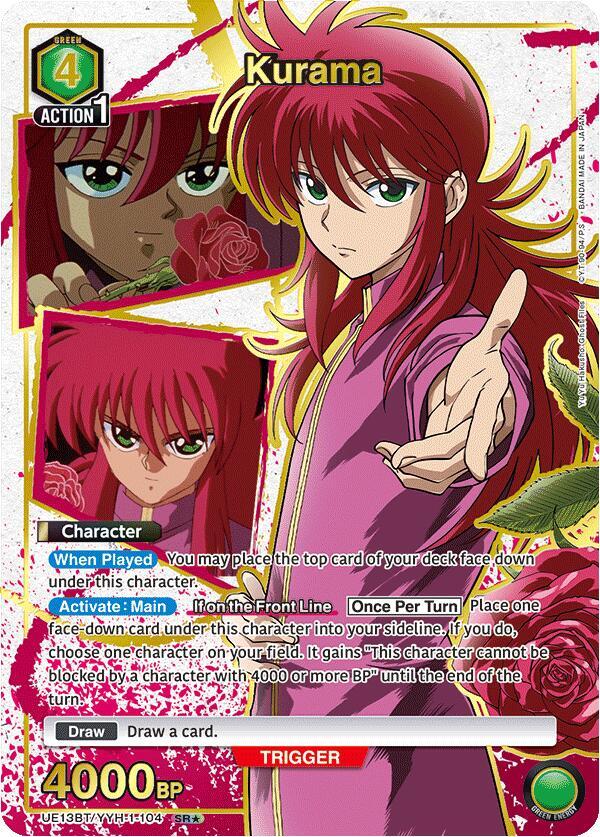 Kurama (104) (SR*) (UE13BT/YYH-1-104) [UE13BT: Yu Yu Hakusho: Ghost Files]