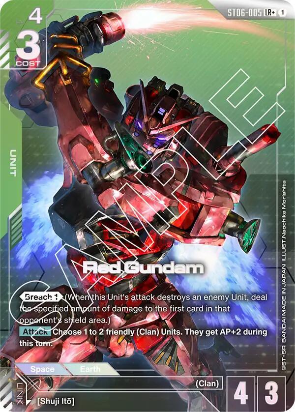 Red Gundam (LR+) (ST06-005) [Starter Deck 06: Clan Unity]