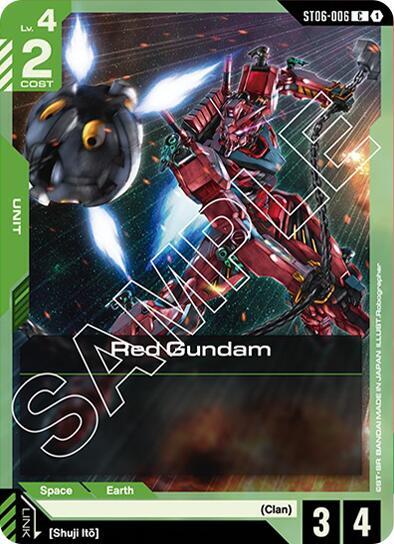 Red Gundam (C) (ST06-006) [Starter Deck 06: Clan Unity]