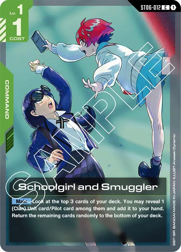 Schoolgirl and Smuggler (ST06-012) [Starter Deck 06: Clan Unity]