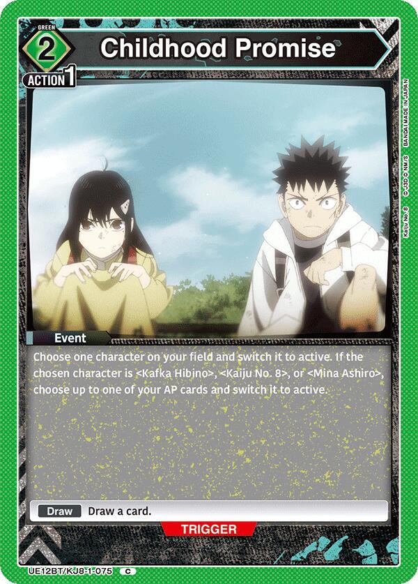 Childhood Promise (UE12BT/KJ8-1-075) [UE12BT: Kaiju No. 8]
